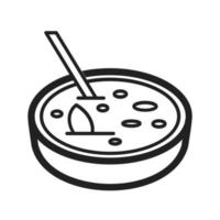 Crema Catalana Line Icon vector