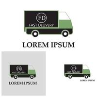 Fast delivery truck icon vector illustration