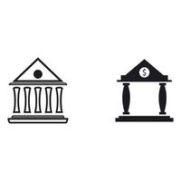 Business and finance icon bank vector illustration