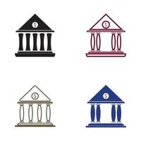 Business and finance icon bank vector illustration