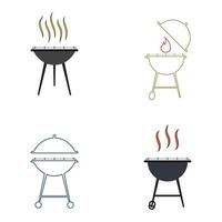 Barbecue icon vector illustration