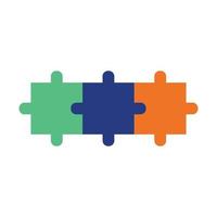 Puzzle vector icon illustration background