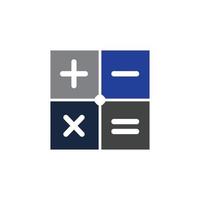 Calculator vector icon template background