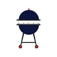 ilustración de vector de icono de barbacoa