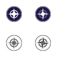 Compass Logo Template vector icon illustration design