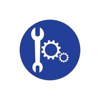 Gearwrench vector icon background template