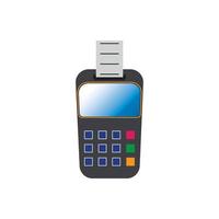 Credit card machine. ATM for money. Payment terminal illustration vector