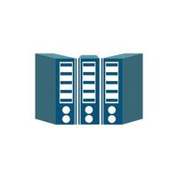 Binder simple. Office folder icon vector
