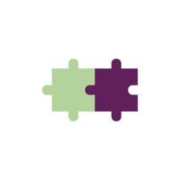 Puzzle vector icon illustration background