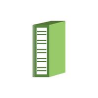 Binder simple. Office folder icon vector