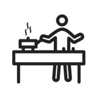 Cooking Food Line Icon vector