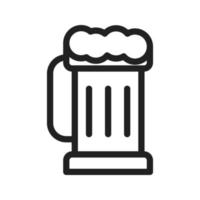 Pint of Beer I Line Icon vector