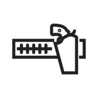 Gun Belt Icon vector