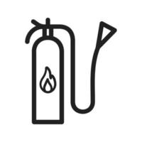 Extinguisher Line Icon vector