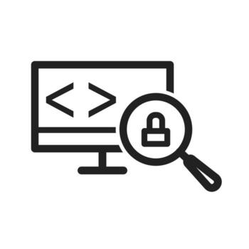 Insecure Code Icon vector