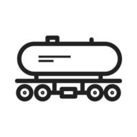 Tank Wagon Icon vector