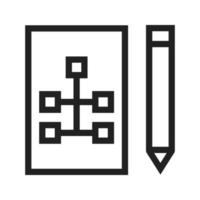 Draw Hierarchy Icon vector