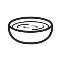 Green Sauce Line Icon vector