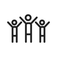 Community Collaboration Line Icon vector