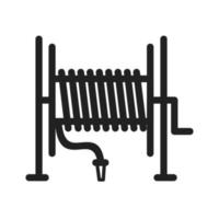 Hose Line Icon vector