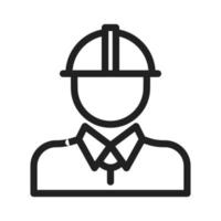 Industry Worker I Icon vector