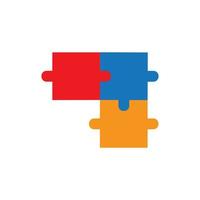 Puzzle vector icon illustration background