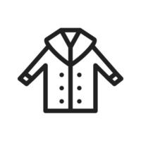 Coat Line Icon vector