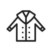 Coat Line Icon vector