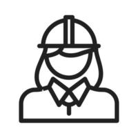 Industry Worker II Icon vector