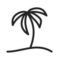 Coconut Tree Icon vector