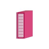 Binder simple. Office folder icon vector