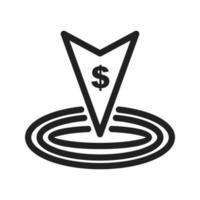 Investing Line Icon vector