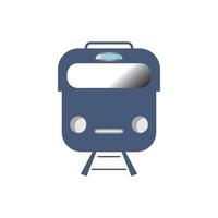 Train icon vector background