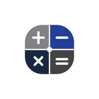 Calculator vector icon template background