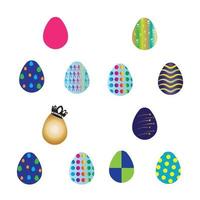 Easter vector icon tamplate background