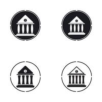 Business and finance icon bank vector illustration