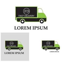 Fast delivery truck icon vector illustration