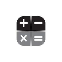 Calculator vector icon template background