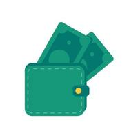 concepto de pago en efectivo y con tarjeta de crédito vector