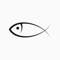 concepto de logotipo de pescado. iconos de animales, iconos de peces e iconos de línea, para logotipos, iconos, símbolos y emblemas vector