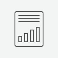 Accounting vector icon. Isolated management icon vector design.