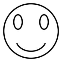 Grinning Face with Smiling Eyes Line Icon vector