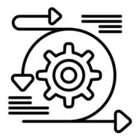 Agile Line Icon vector