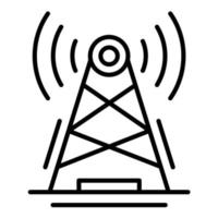 Broadcast Line Icon vector