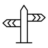 Direction Line Icon vector