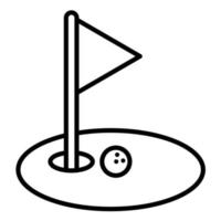 Golf Line Icon vector