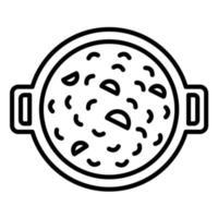 Borscht Line Icon vector