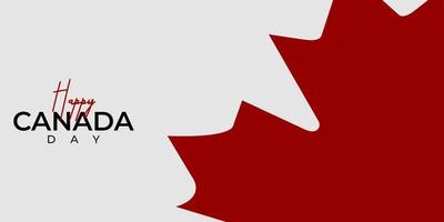 happy canada day background vector