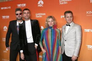 LOS ANGELES, DEC 3 - Branden Campbell, Tyler Glenn, Elaine Bradley, Chris Allen, Neon Trees at the 2017 TrevorLIVE Los Angeles at Beverly Hilton Hotel on December 3, 2017 in Beverly Hills, CA photo