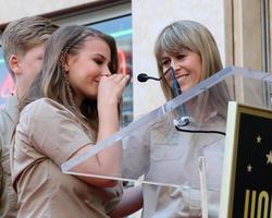 LOS ANGELES, APR 26 - Bindi Irwin, Terri Irwin at the Steve Irwin Star Ceremony on the Hollywood Walk of Fame on April 26, 2018 in Los Angeles, CA photo